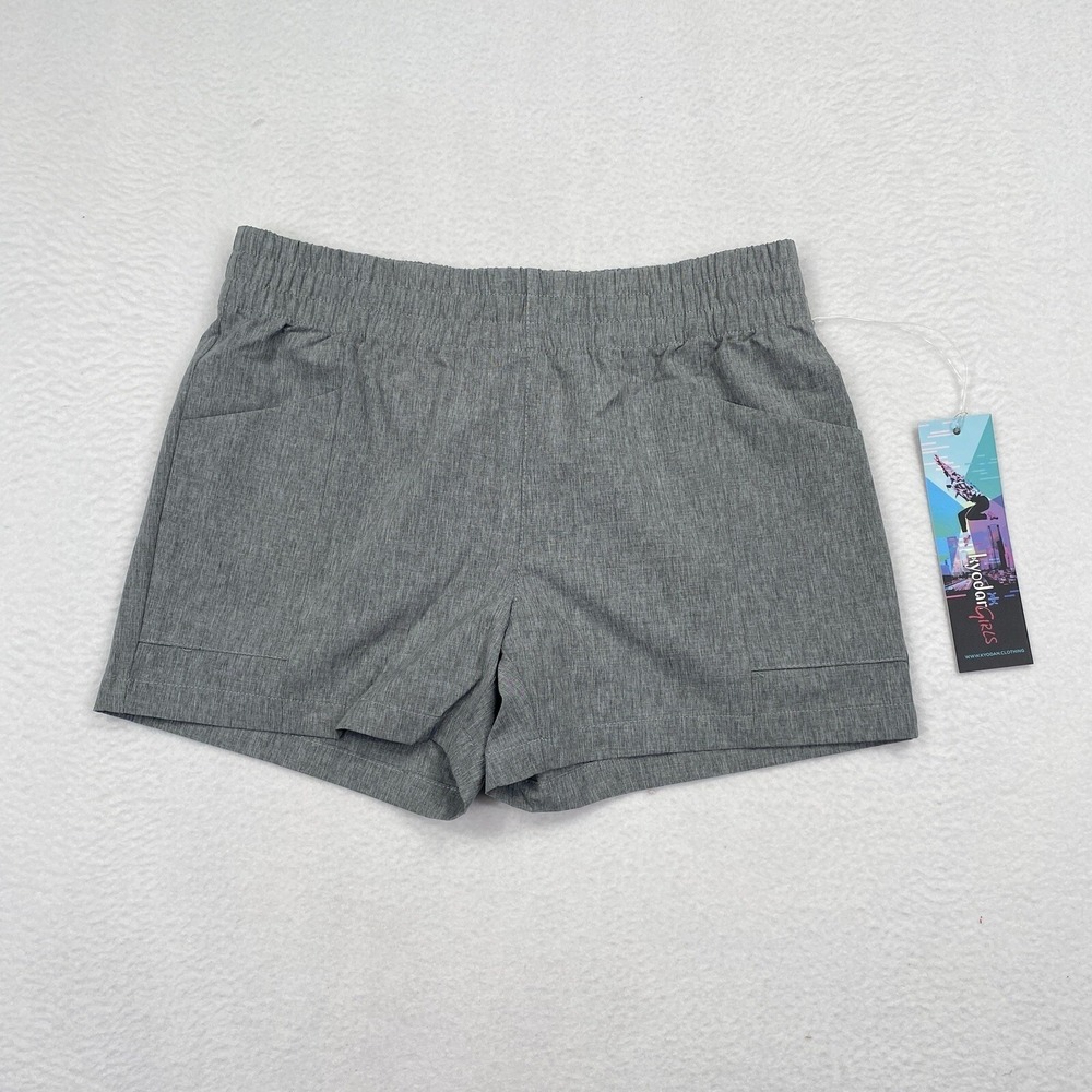 Kyodan Active Girls Shorts Size Large Gray